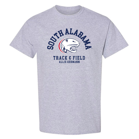 South Alabama - NCAA Women's Track & Field : Allie Germann - Classic Fashion Shersey T-Shirt-0