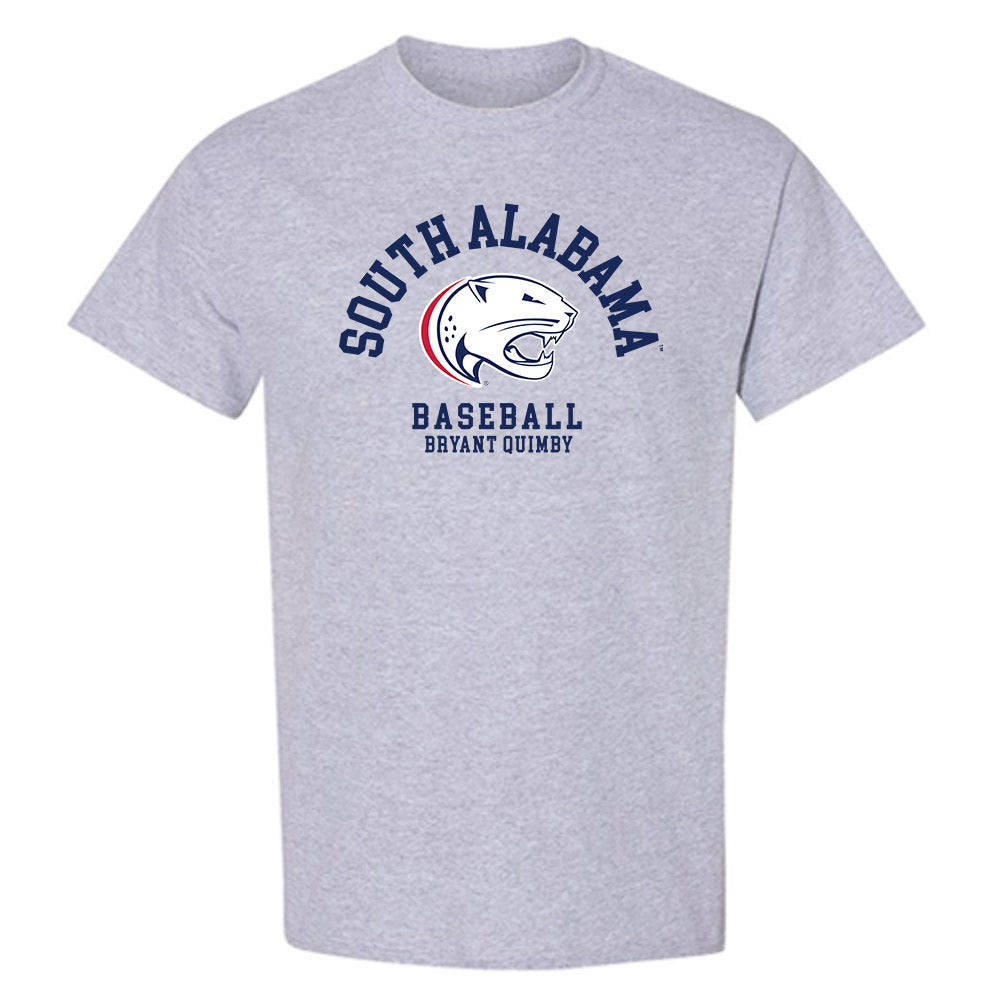 South Alabama - NCAA Baseball : Bryant Quimby - Classic Fashion Shersey T-Shirt-0