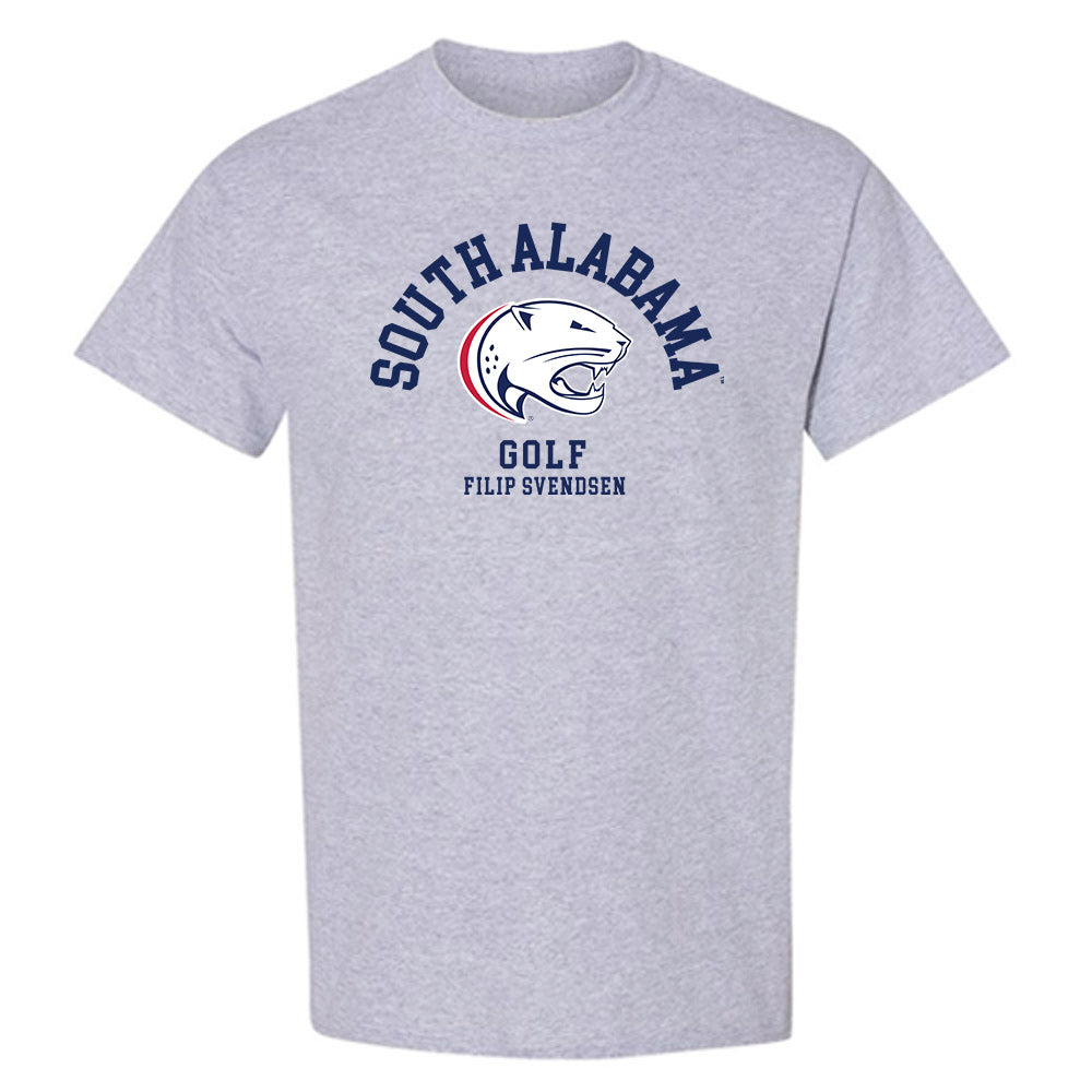 South Alabama - NCAA Men's Golf : Filip Svendsen - Classic Fashion Shersey T-Shirt-0