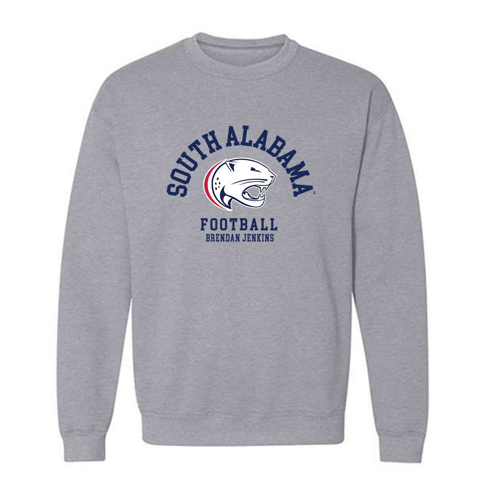 South Alabama - NCAA Football : Brendan Jenkins - Classic Fashion Shersey Crewneck Sweatshirt-0