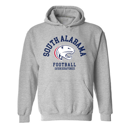 South Alabama - NCAA Football : Kaydon Degraffenreid - Classic Fashion Shersey Hooded Sweatshirt-0