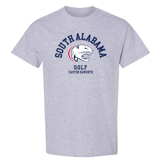 South Alabama - NCAA Men's Golf : Easton Haworth - Classic Fashion Shersey T-Shirt-0