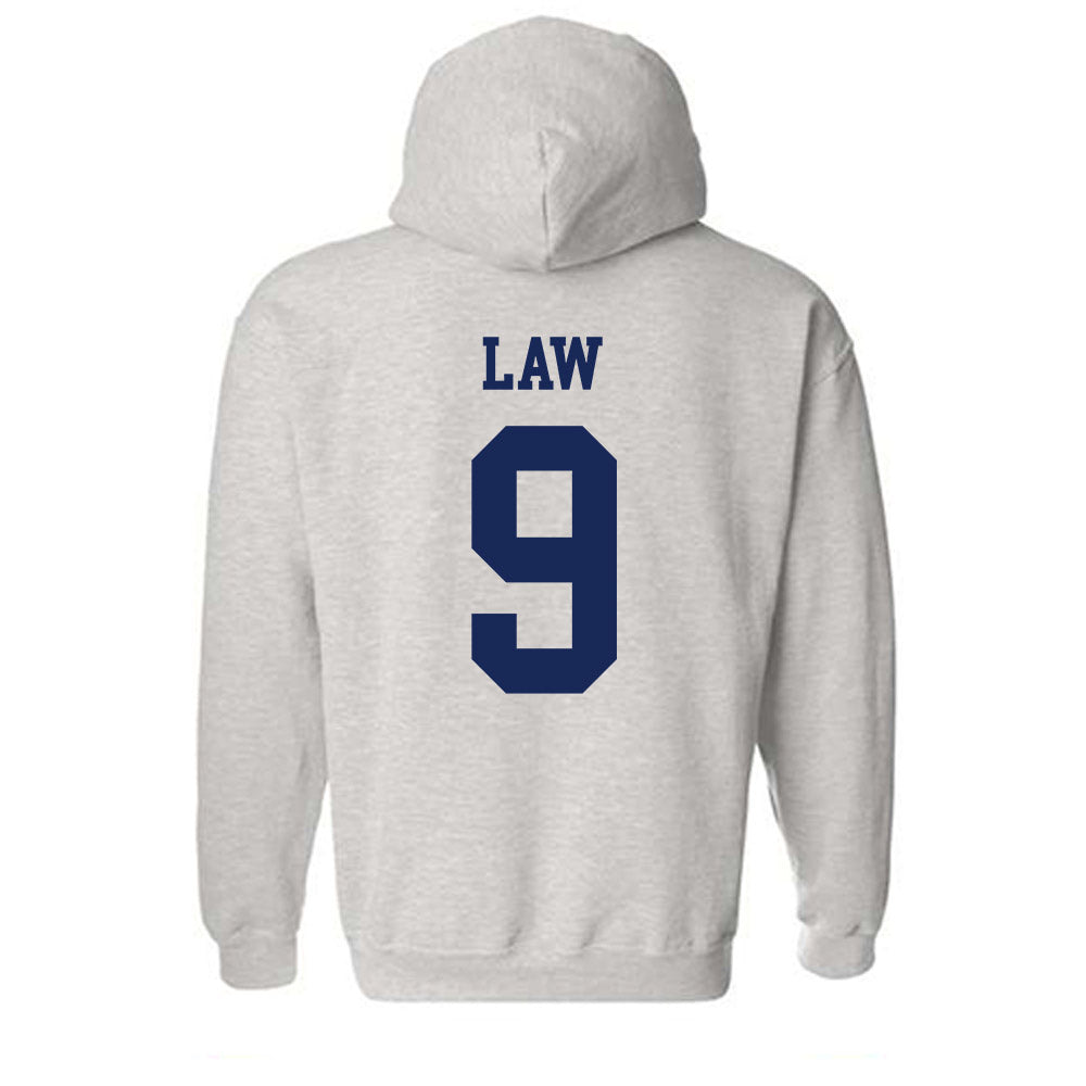 South Alabama - NCAA Men's Basketball : Peyton Law - Classic Fashion Shersey Hooded Sweatshirt-1