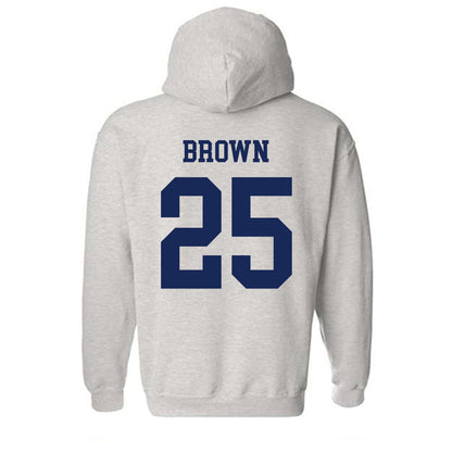 South Alabama - NCAA Men's Basketball : Judah Brown - Classic Fashion Shersey Hooded Sweatshirt-1