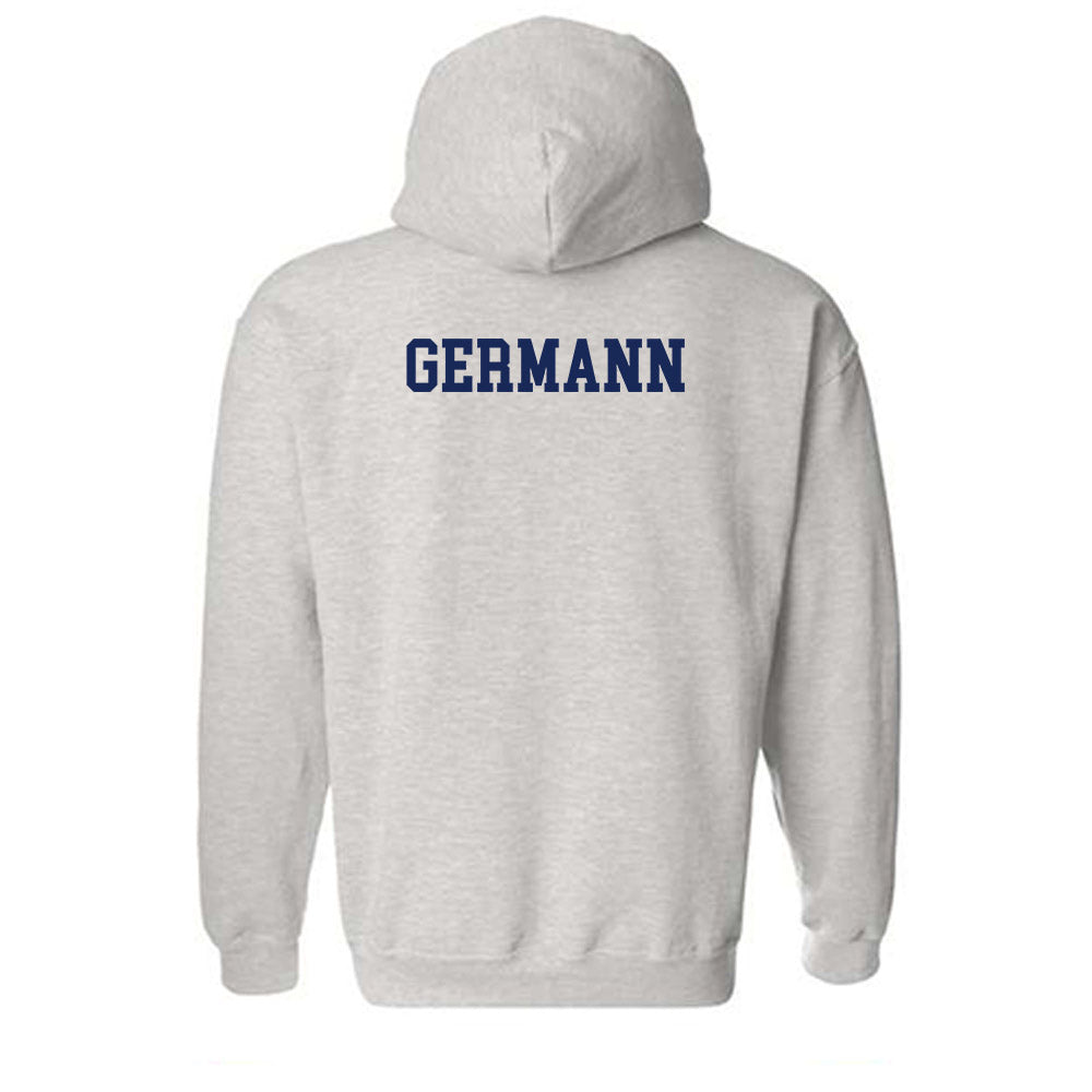 South Alabama - NCAA Women's Track & Field : Allie Germann - Classic Fashion Shersey Hooded Sweatshirt-1