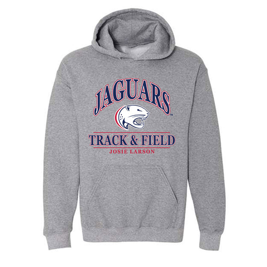 South Alabama - NCAA Women's Track & Field : Josie Larson - Classic Fashion Shersey Hooded Sweatshirt-0