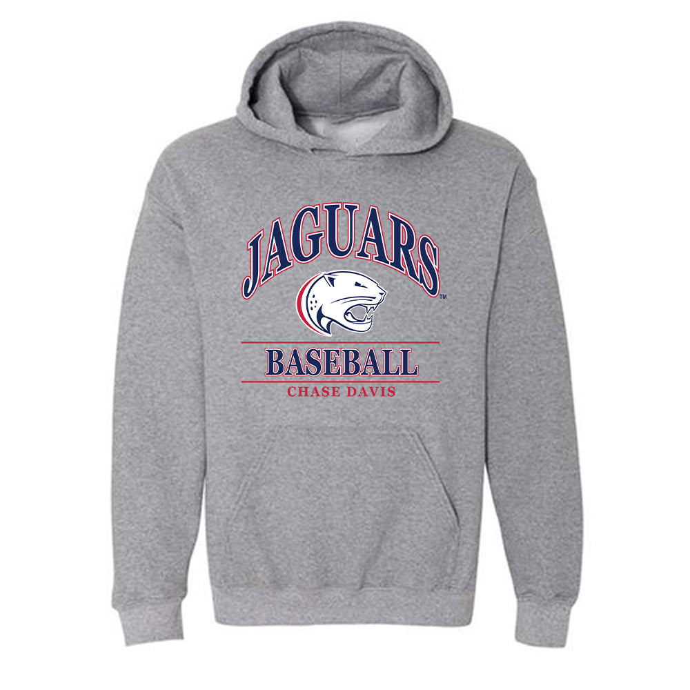 South Alabama - NCAA Baseball : Chase Davis - Classic Fashion Shersey Hooded Sweatshirt-0