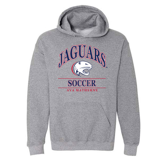 South Alabama - NCAA Women's Soccer : Ava Matherne - Classic Fashion Shersey Hooded Sweatshirt-0
