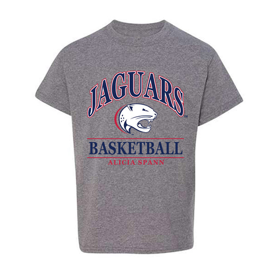 South Alabama - NCAA Women's Basketball : Alicia Spann - Classic Fashion Shersey Youth T-Shirt-0