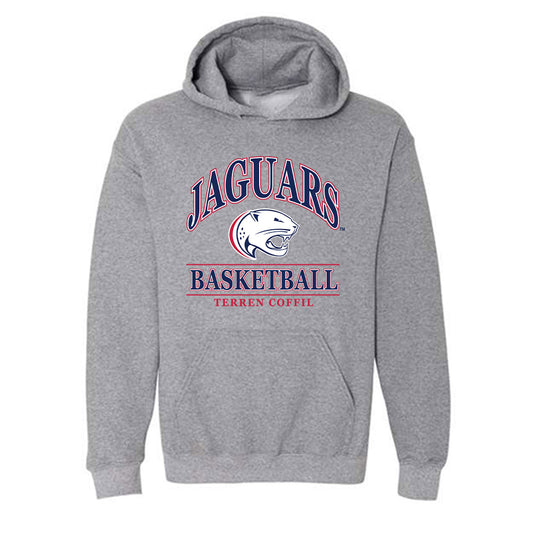 South Alabama - NCAA Women's Basketball : Terren Coffil - Classic Fashion Shersey Hooded Sweatshirt-0