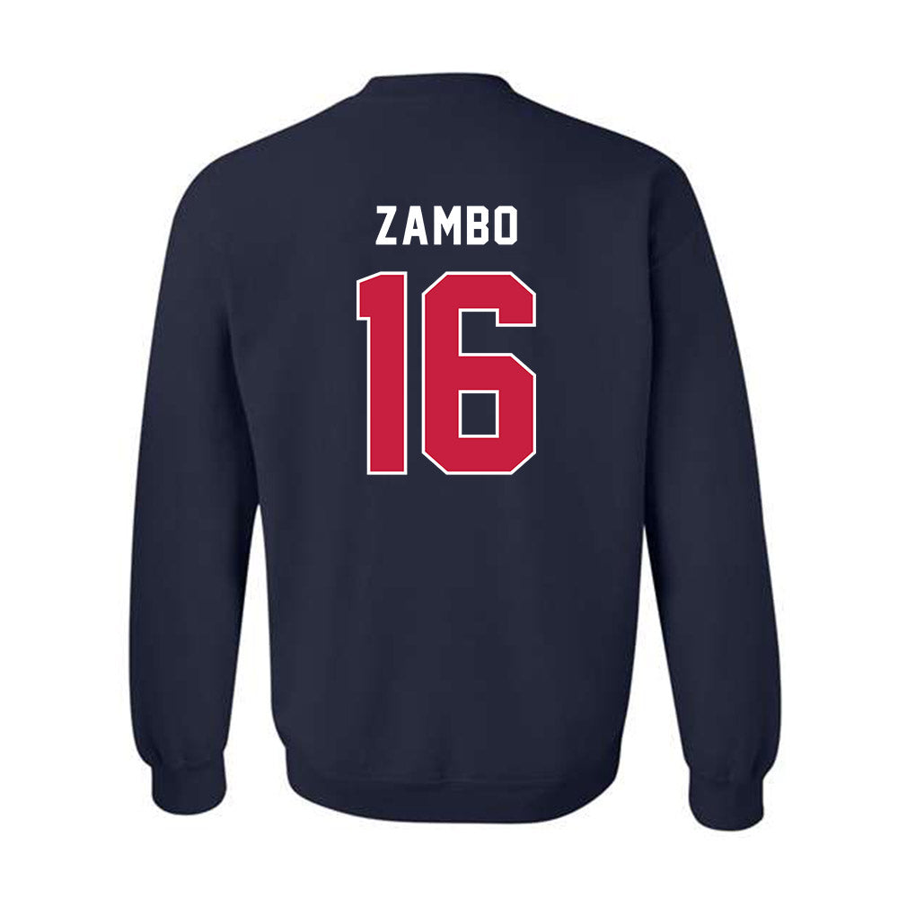 South Alabama - NCAA Baseball : Mason Zambo - Classic Fashion Shersey Crewneck Sweatshirt-1