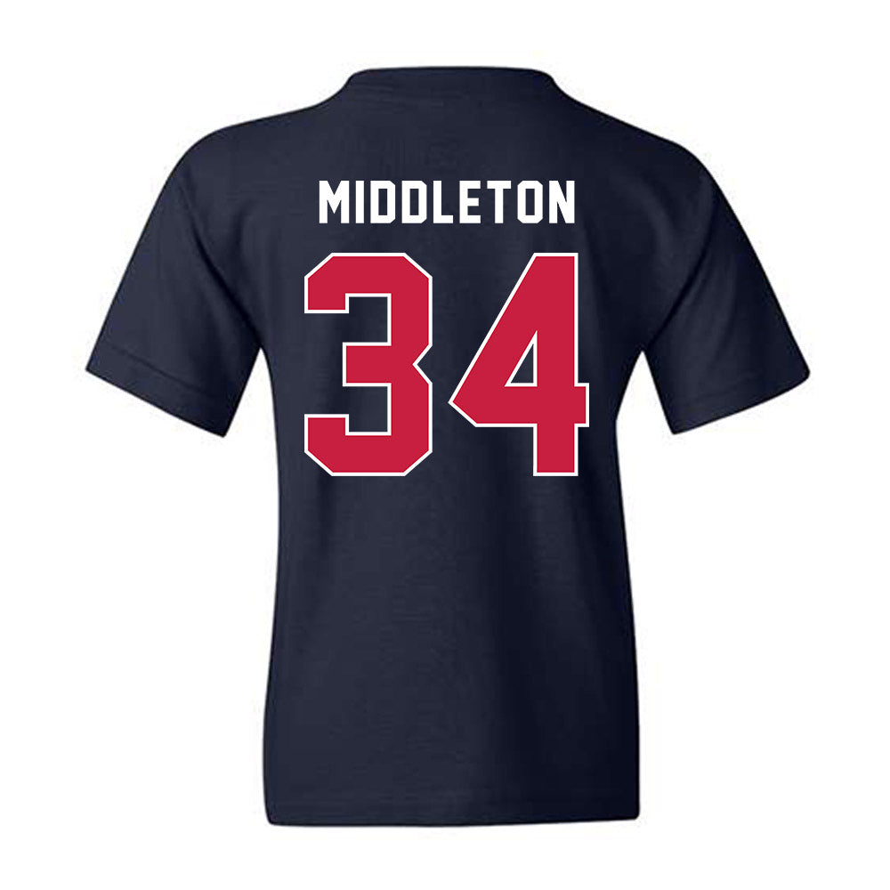 South Alabama - NCAA Baseball : Jake Middleton - Classic Fashion Shersey Youth T-Shirt-1