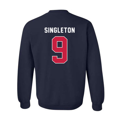 South Alabama - NCAA Football : Trent Singleton - Classic Fashion Shersey Crewneck Sweatshirt-1