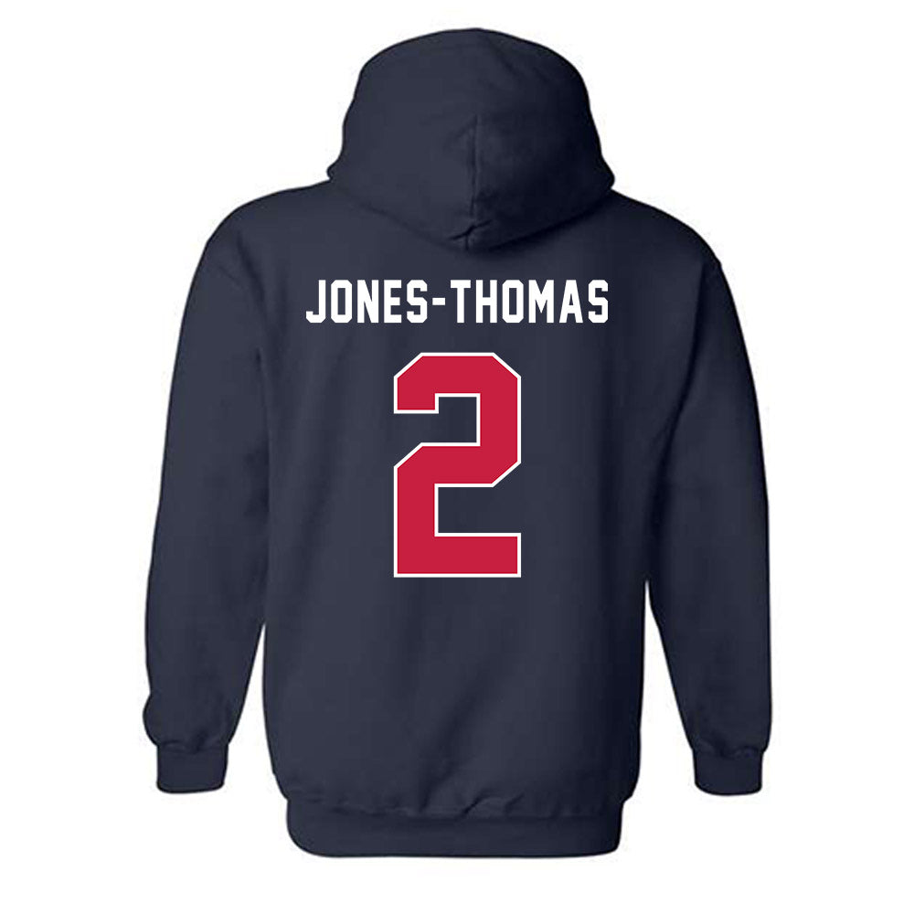 South Alabama - NCAA Football : Jeremiah Jones-Thomas - Classic Fashion Shersey Hooded Sweatshirt-1