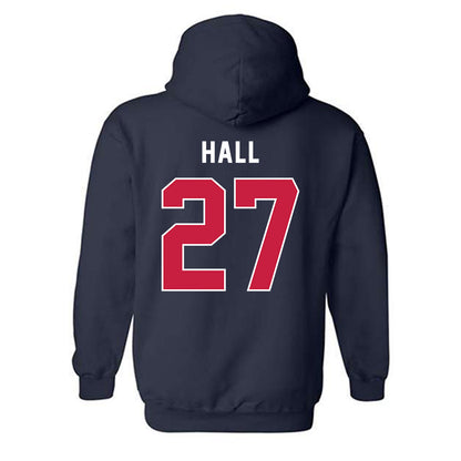 South Alabama - NCAA Football : Zech Hall - Classic Fashion Shersey Hooded Sweatshirt-1