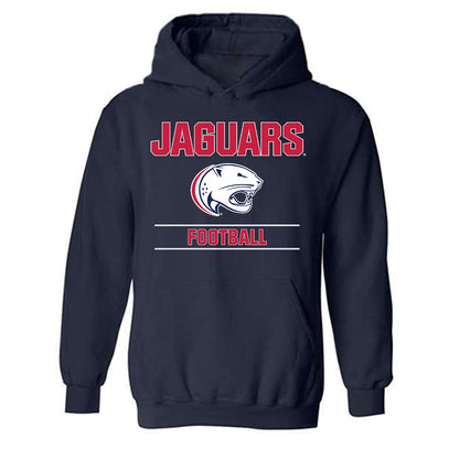 South Alabama - NCAA Football : Zech Hall - Classic Fashion Shersey Hooded Sweatshirt-0