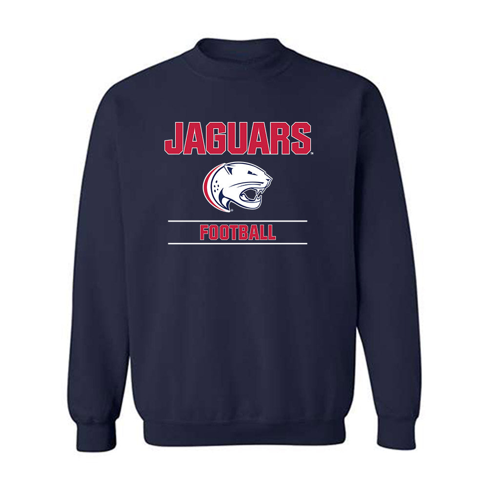 South Alabama - NCAA Football : Zech Hall - Classic Fashion Shersey Crewneck Sweatshirt-0