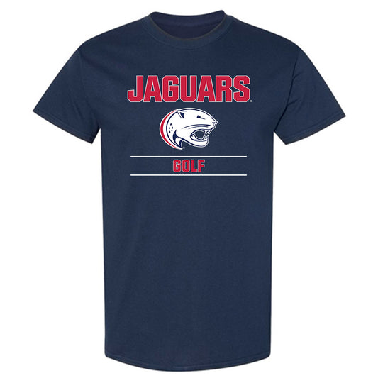 South Alabama - NCAA Men's Golf : Easton Haworth - Classic Fashion Shersey T-Shirt-0