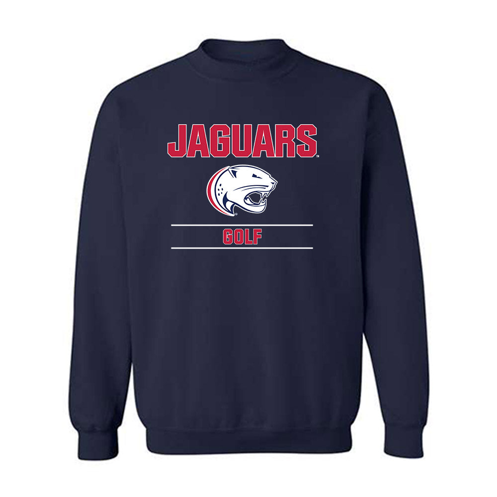 South Alabama - NCAA Men's Golf : Hugo Thyr - Classic Fashion Shersey Crewneck Sweatshirt-0
