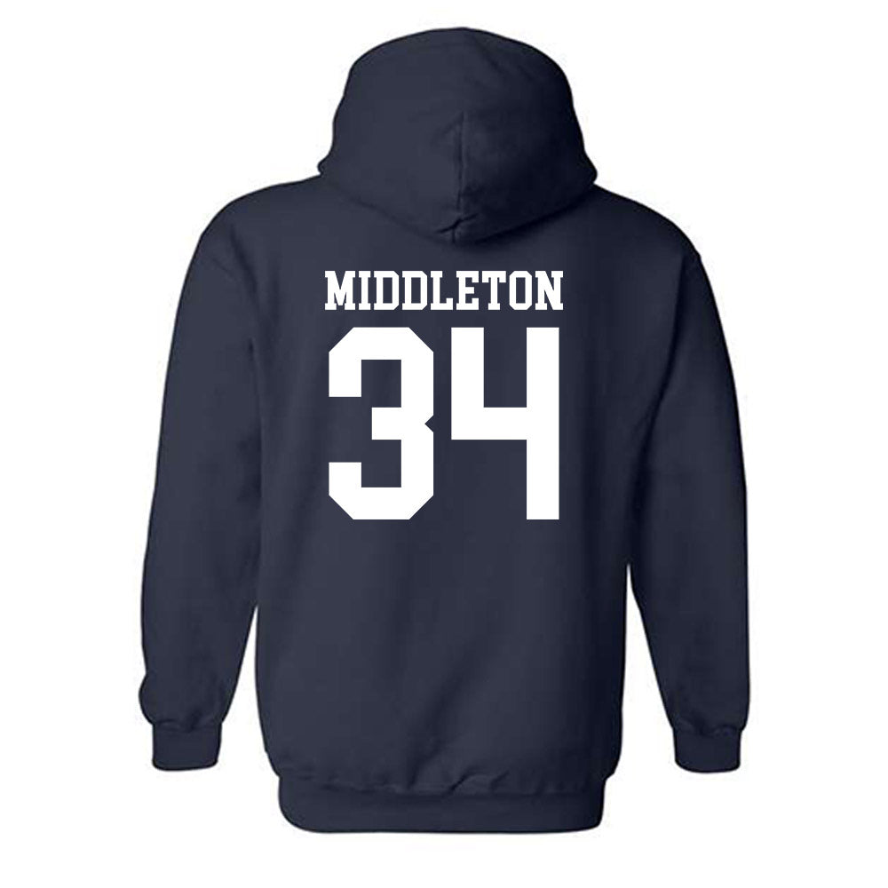 South Alabama - NCAA Baseball : Jake Middleton - Classic Shersey Hooded Sweatshirt-1