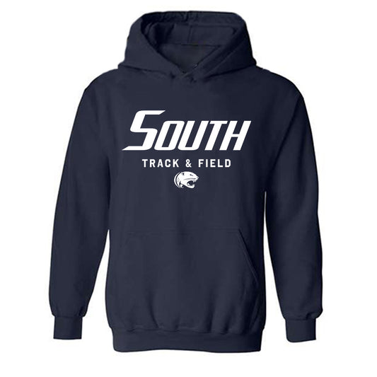 South Alabama - NCAA Men's Track & Field : Terek Logan - Classic Shersey Hooded Sweatshirt-0