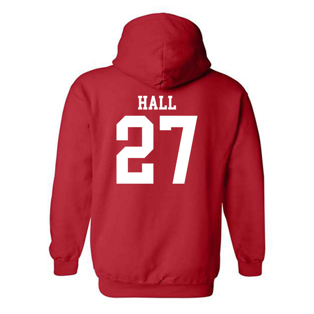 South Alabama - NCAA Football : Zech Hall - Classic Shersey Hooded Sweatshirt-1