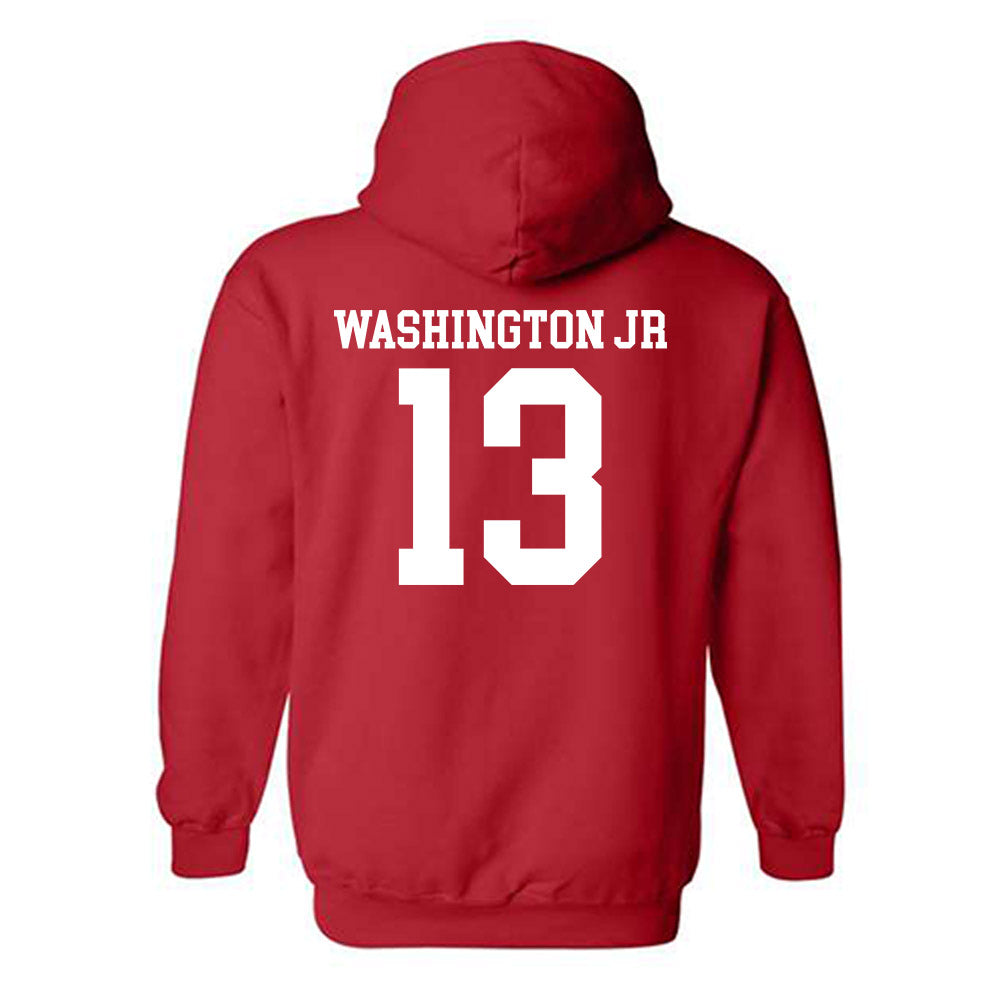 South Alabama - NCAA Football : Jarvis Washington Jr - Classic Shersey Hooded Sweatshirt-1