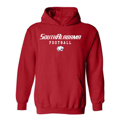 South Alabama - NCAA Football : Jarvis Washington Jr - Classic Shersey Hooded Sweatshirt-0