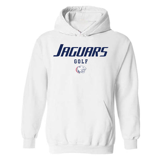 South Alabama - NCAA Men's Golf : Easton Haworth - Classic Shersey Hooded Sweatshirt-0