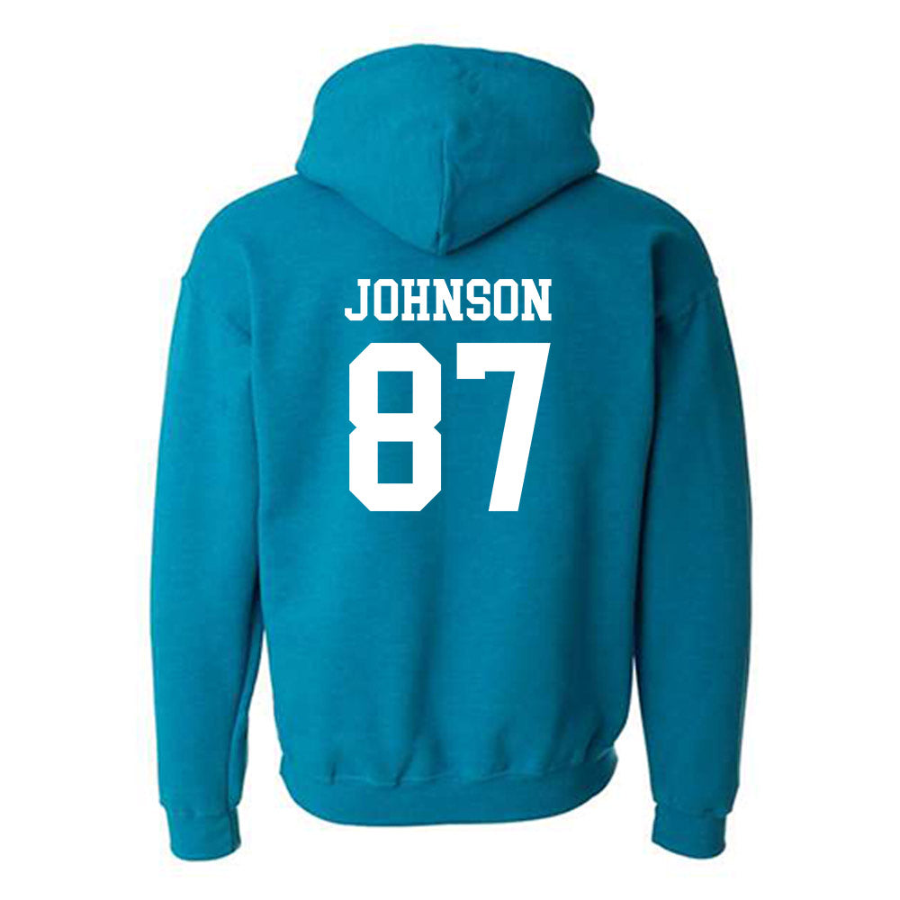 Coastal Carolina - NCAA Football : Jayden Johnson - Classic Shersey Hooded Sweatshirt-1