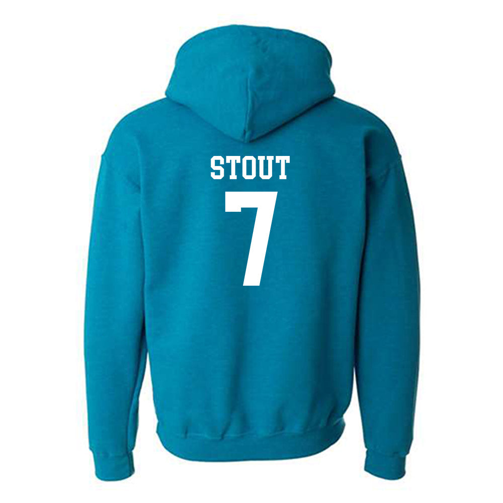 Coastal Carolina - NCAA Women's Volleyball : Jalyn Stout - Classic Shersey Hooded Sweatshirt-1