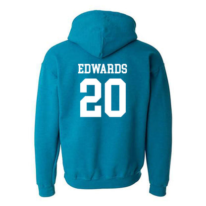 Coastal Carolina - NCAA Football : Jevon Edwards - Classic Shersey Hooded Sweatshirt-1