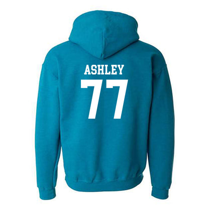 Coastal Carolina - NCAA Football : Johnathan Ashley - Classic Shersey Hooded Sweatshirt-1