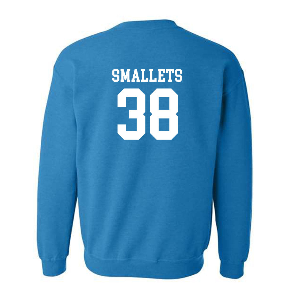 Coastal Carolina - NCAA Baseball : Jackson Smallets - Classic Shersey Crewneck Sweatshirt-1