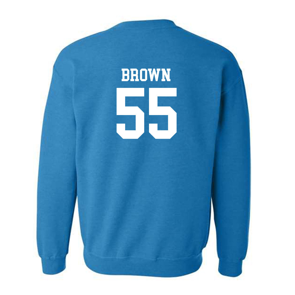 Coastal Carolina - NCAA Football : Tray Brown - Classic Shersey Crewneck Sweatshirt-1