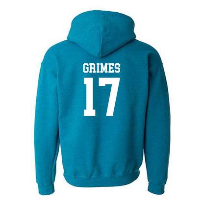 Coastal Carolina - NCAA Women's Basketball : Kinsea Grimes - Classic Shersey Hooded Sweatshirt-1