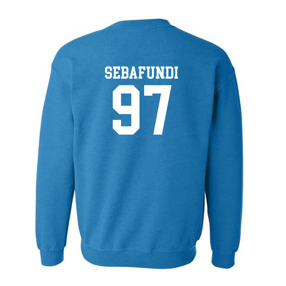 Coastal Carolina - NCAA Football : Emile Sebafundi - Classic Shersey Crewneck Sweatshirt-1