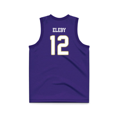 JMU - NCAA Women's Basketball : Jemma Eleby - Purple Basketball Jersey-1