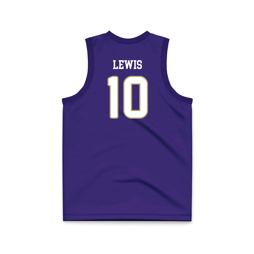 JMU - NCAA Women's Basketball : Kinley Lewis - Purple Basketball Jersey-1