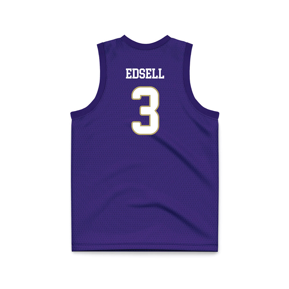 JMU - NCAA Women's Basketball : Reagan Edsell - Purple Basketball Jersey-1