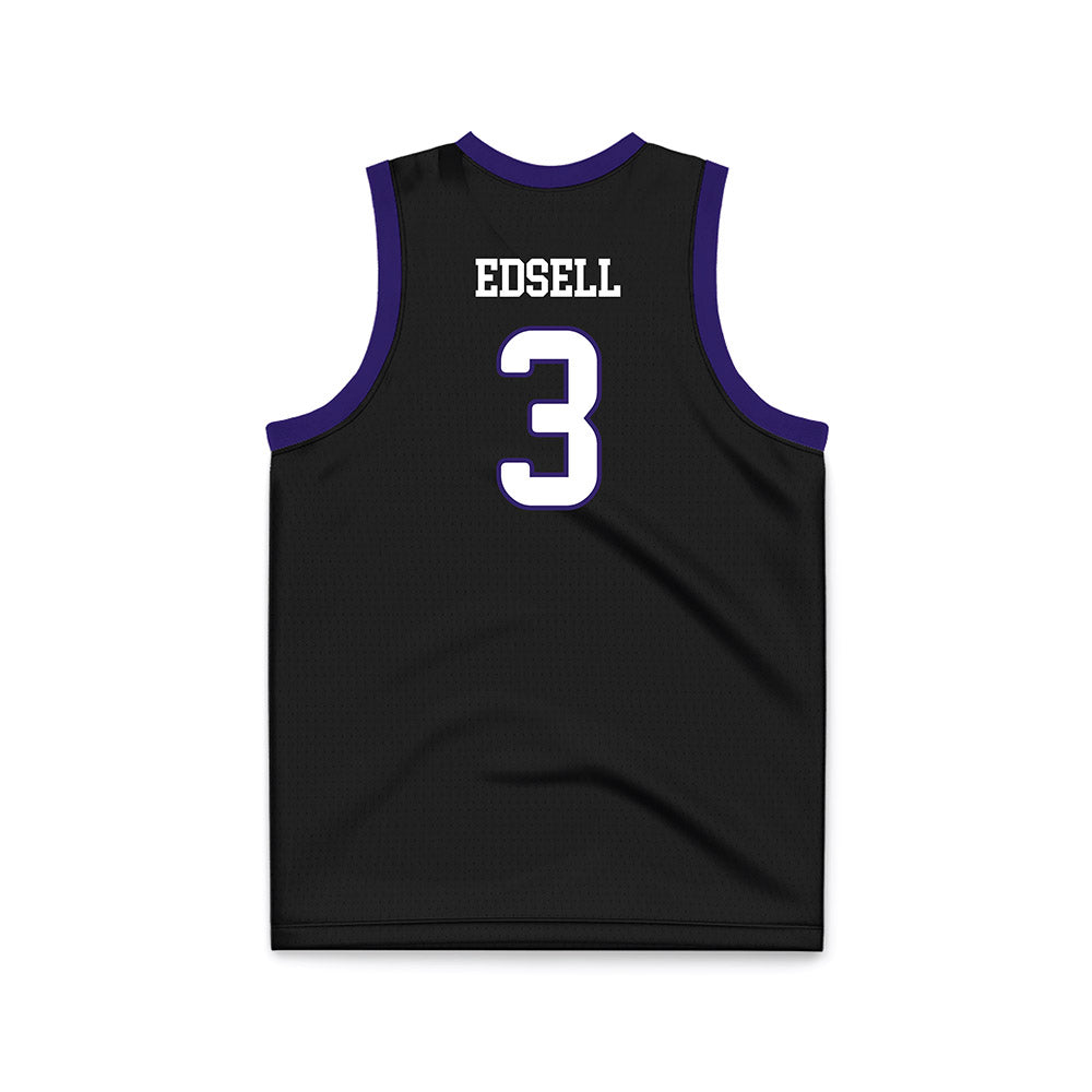 JMU - NCAA Women's Basketball : Reagan Edsell - Black Basketball Jersey-1