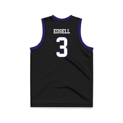 JMU - NCAA Women's Basketball : Reagan Edsell - Black Basketball Jersey-1