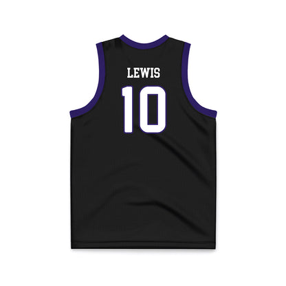 JMU - NCAA Women's Basketball : Kinley Lewis - Black Basketball Jersey-1