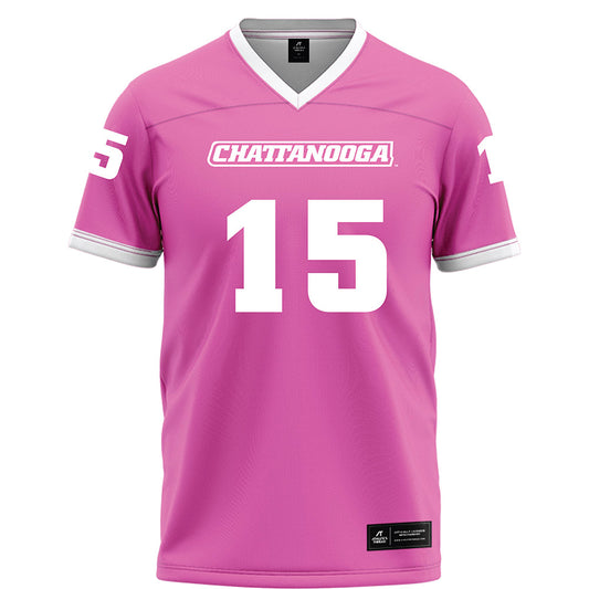 UTC - NCAA Football : Hunter Campbell - Pink Football Jersey-0