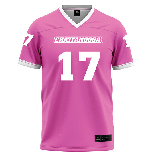 UTC - NCAA Football : Luke Schomburg - Pink Football Jersey