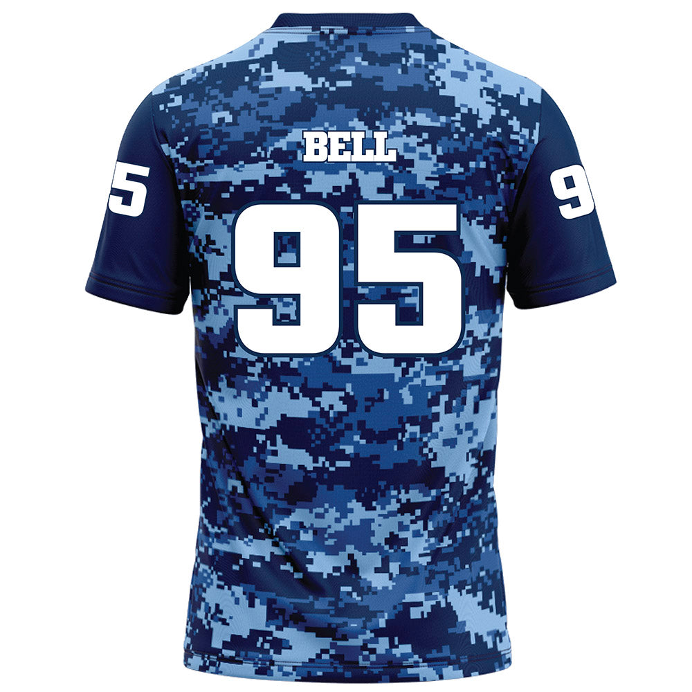 UTC - NCAA Football : Ryan Bell - Navy Blue Camo Football Jersey-1