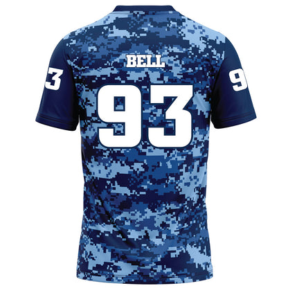 UTC - NCAA Football : Mekhi Bell - Navy Blue Camo Football Jersey-1