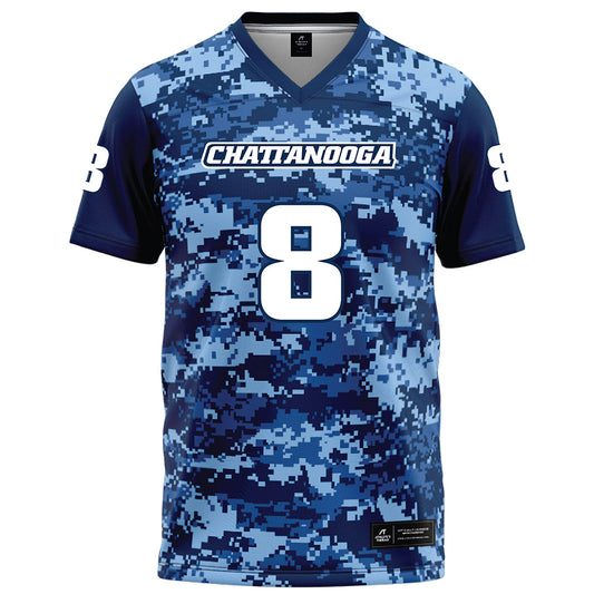 UTC - NCAA Football : Jamarii Robinson - Navy Blue Camo Football Jersey-0