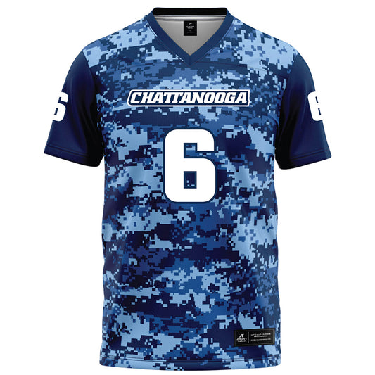UTC - NCAA Football : Amari Matthews - Navy Blue Camo Football Jersey-0