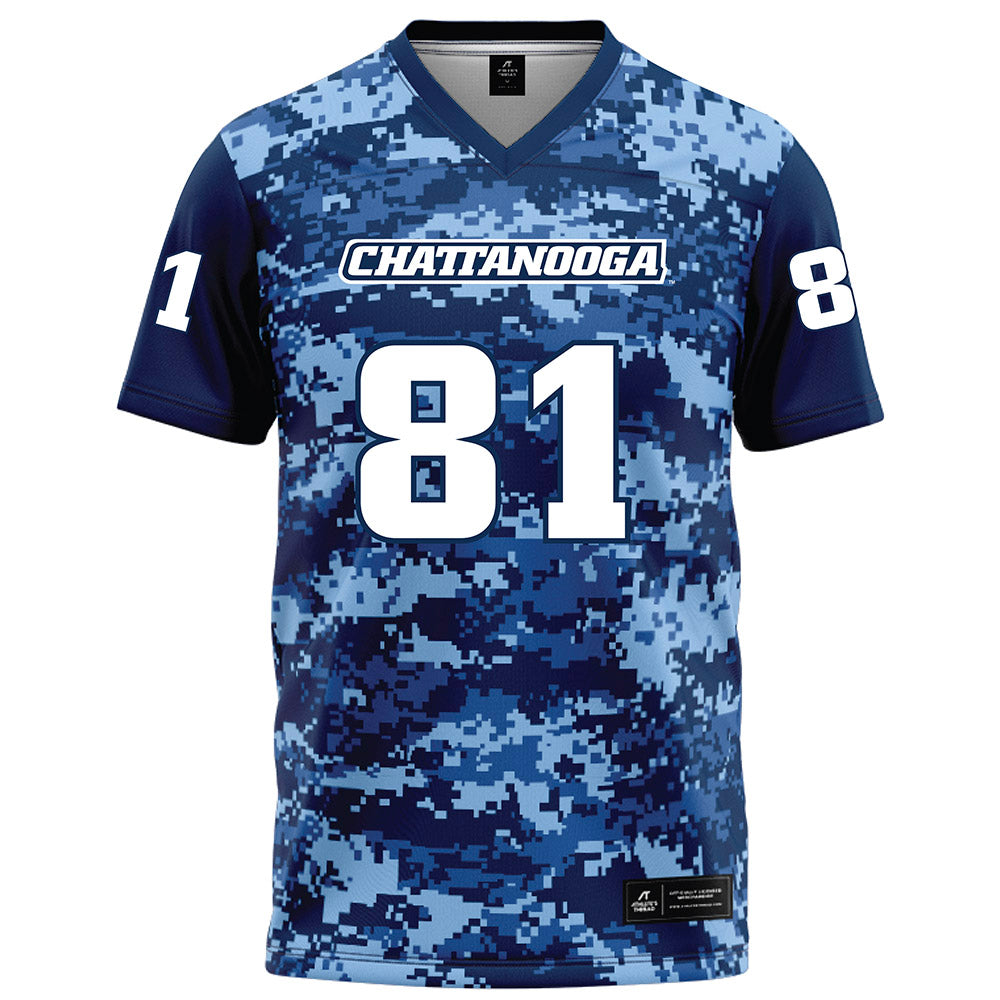 UTC - NCAA Football : Dalton Restelli - Navy Blue Camo Football Jersey-0
